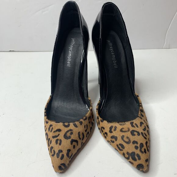 Jeffrey Campbell Avenida D'Orsay Pointed Toe High Stiletto Heels - Picture 5 of 9